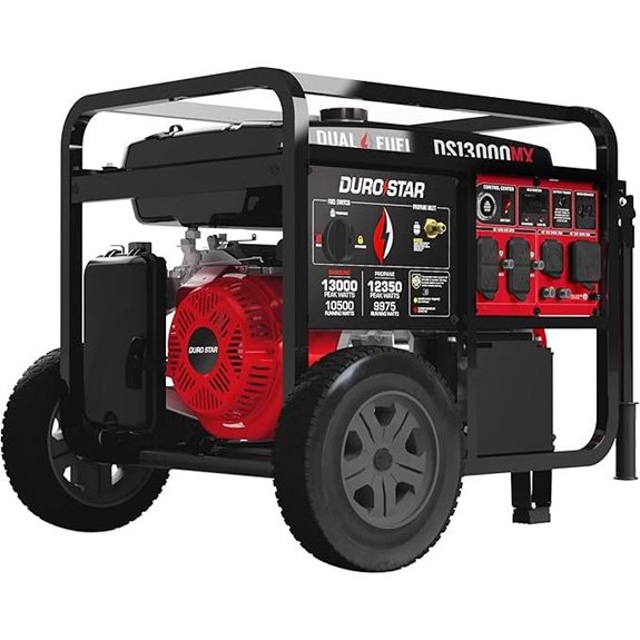 DuroStar 13,000-Watt Dual Fuel Portable Generator