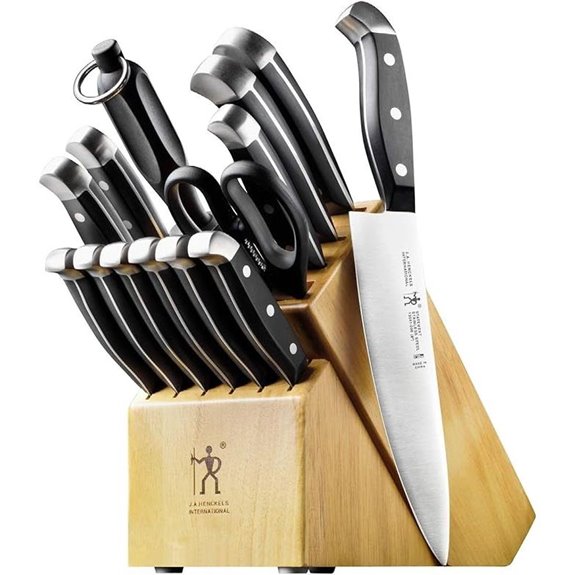 Henckels 15-Piece Razor-Sharp Knife Set with Block