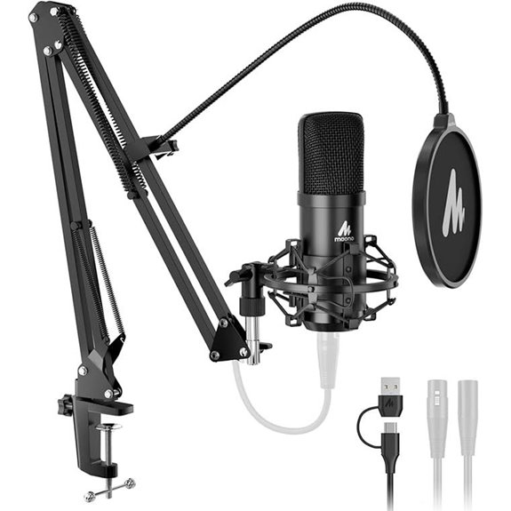 MAONO XLR/USB Condenser Microphone Kit