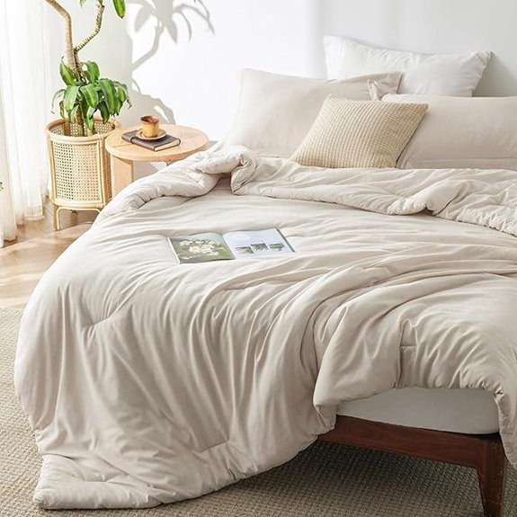 Bedsure Queen Comforter Set with Pillow Shams