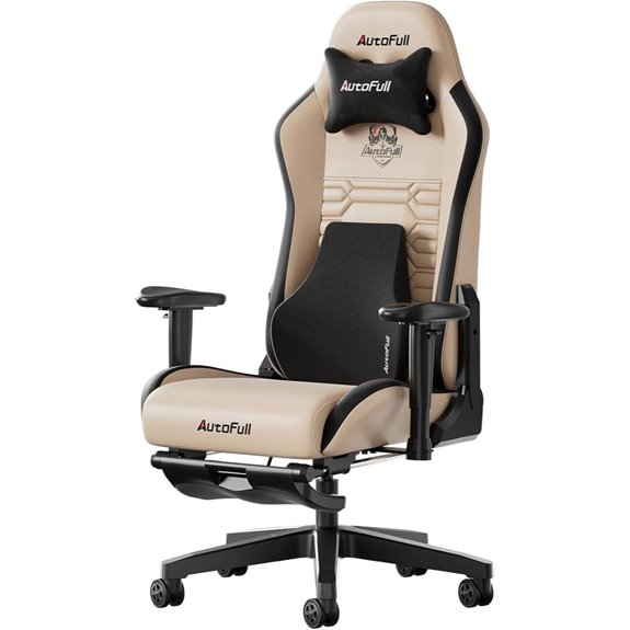 AutoFull C3 Racing Gaming Chair with Footrest