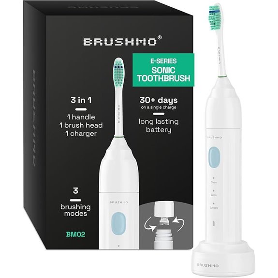 Brushmo e-Series Sonic Electric Toothbrush (Rechargeable)
