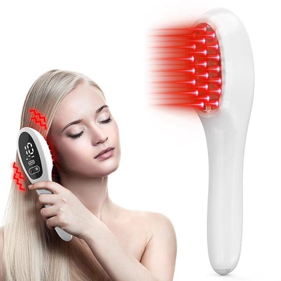 Laser Hair Growth Comb with Red Light Therapy