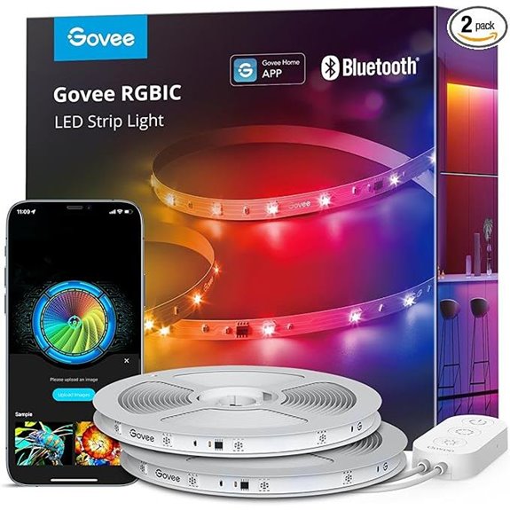 Govee 100ft RGBIC LED Strip Lights with App Control