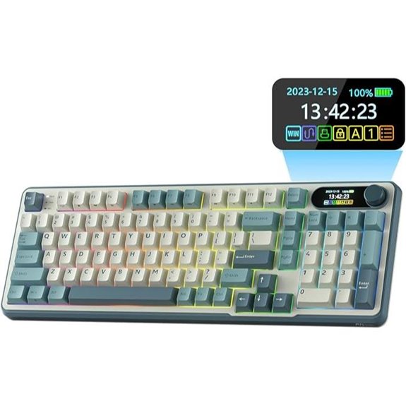 RK Royal Kludge S98 Mechanical Keyboard with Display