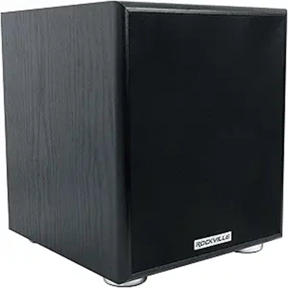 rockville black home subwoofer