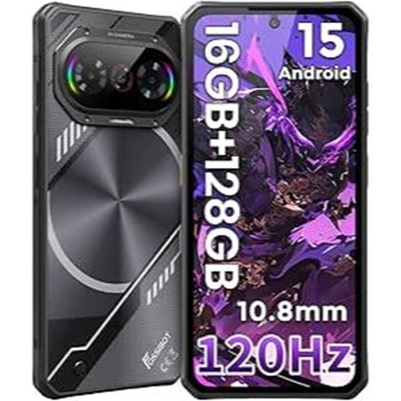 FOSSIBOT Rugged Android Phone 6.67 50MP Camera