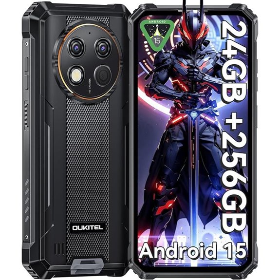 OUKITEL G1 Rugged Smartphone 24GB/256GB Waterproof