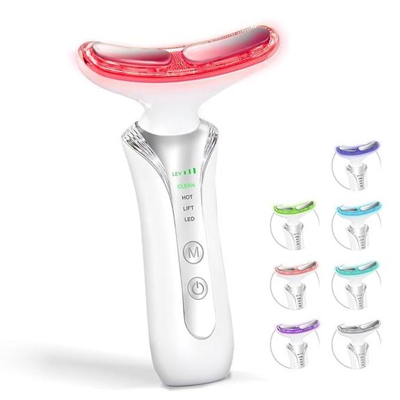 7-in-1 Face Massager with Red Light Therapy