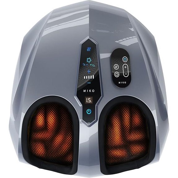 MIKO Foot Massager with Shiatsu Heat Air Compression