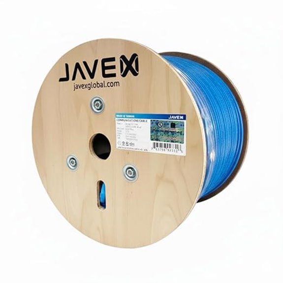 JAVEX Cat6A Ethernet Cable 500ft Shielded FTP