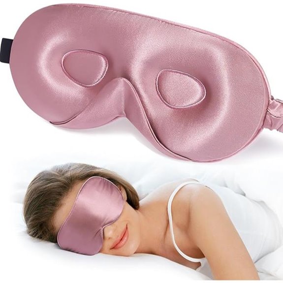 LitBear Mulberry Silk Sleep Mask with Adjustable Strap