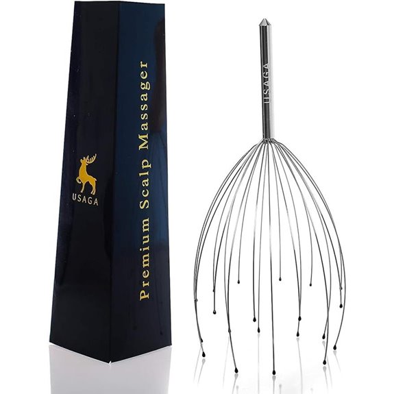 USAGA Head Massager Scalp Scratcher (Silvery)