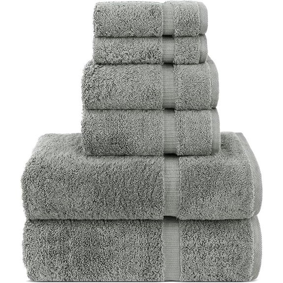 Chakir Turkish Linens 6-Piece Cotton Towel Set