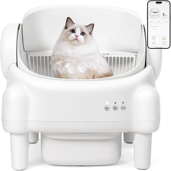 Self-Cleaning Automatic Litter Box with App Control