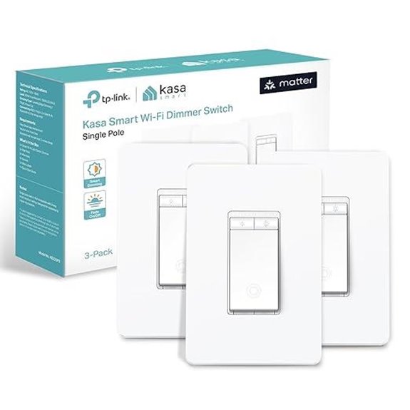 Kasa Smart Matter Dimmer Switch (3-Pack)