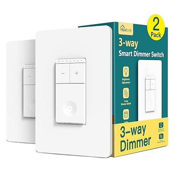TreatLife 3-Way Smart Dimmer Switch 2 Pack