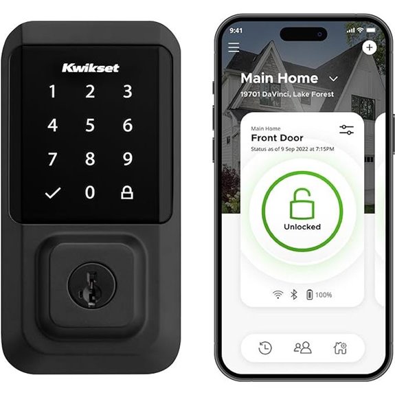 Kwikset Halo Wi-Fi Smart Lock with Touchscreen