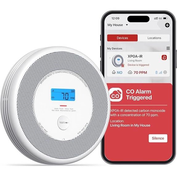 X-Sense Smart Smoke & CO Detector with App Alerts