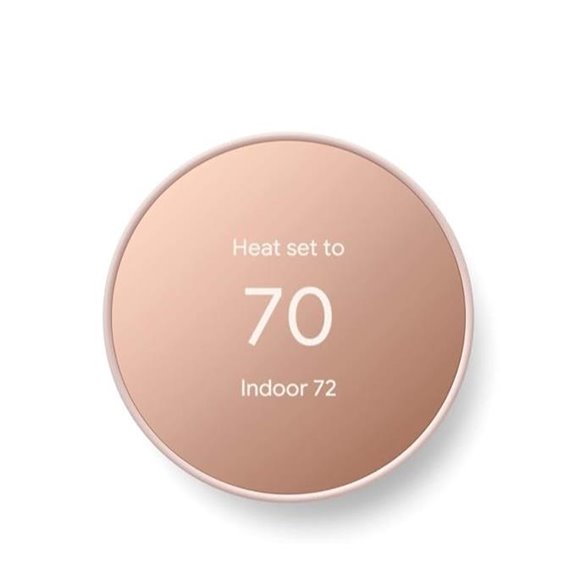 Google Nest WiFi Thermostat - Programmable Smart Sand