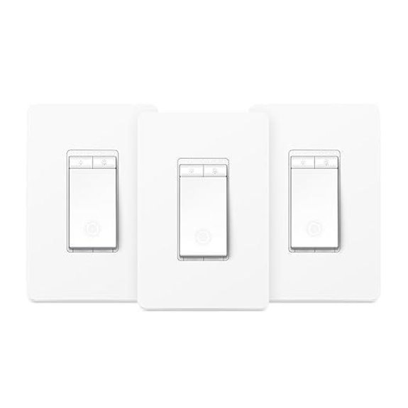 Kasa Smart Dimmer Switch 3-Pack Wi-Fi Alexa/Google