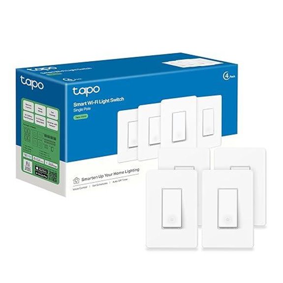 TP-Link Tapo 4-Pack Smart Light Switch (Wi-Fi Alexa)