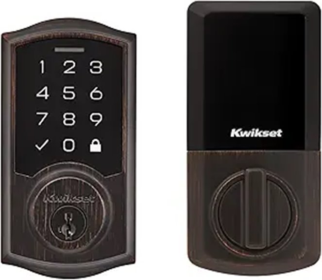 Kwikset SmartCode 270 Keyless Deadbolt in Venetian Bronze