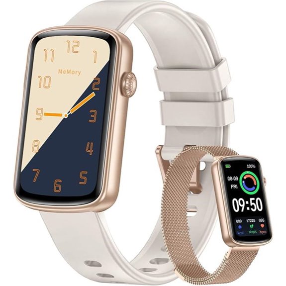 RUIMEN Fitness Tracker Smartwatch with Heart Rate Monitor