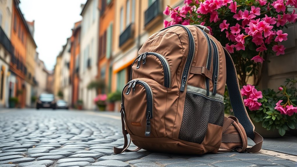 spring europe travel backpack considerations