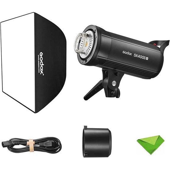 Godox SK400II-V Studio Strobe Kit with Softbox