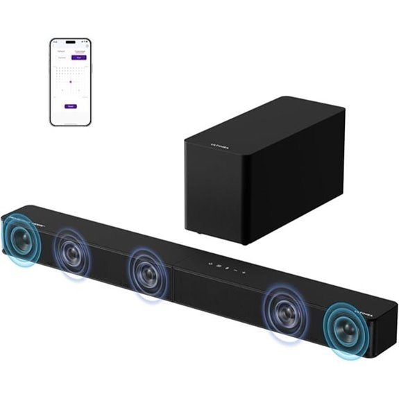 ULTIMEA 5.1CH Surround Sound Bar with Subwoofer