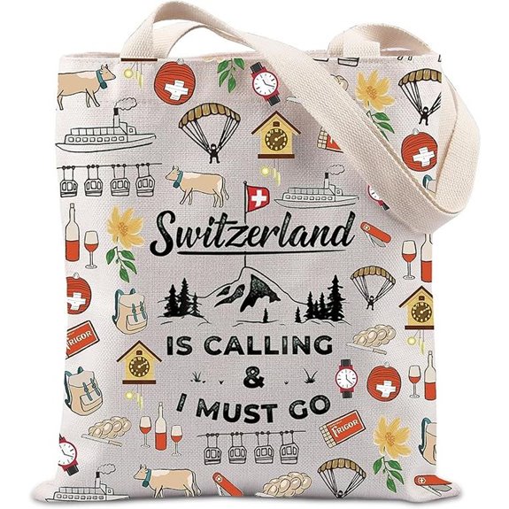 TIIMG Switzerland Lover Handbag Gift Tote Bag