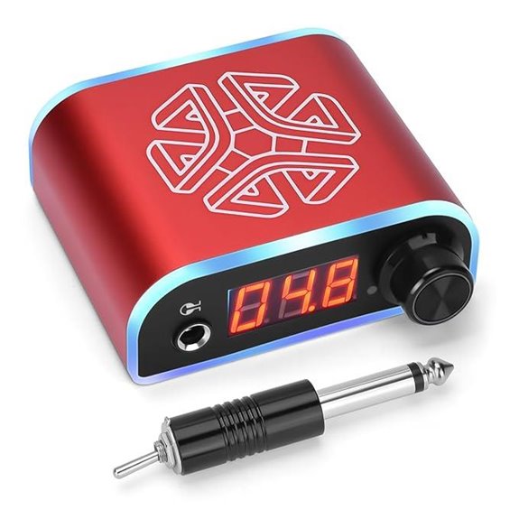 ATOMUS Tattoo Power Supply with Pedal and Cables