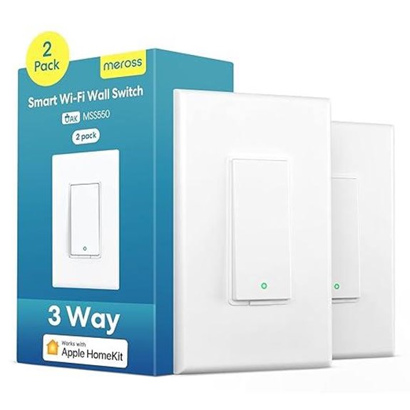 Meross 3-Way Smart Switch 2 Pack Wi-Fi Voice-Control