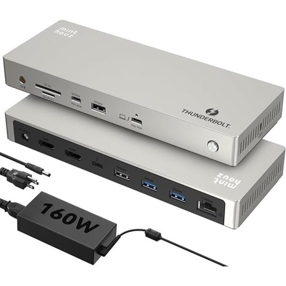 Minthouz Thunderbolt 4 Dock with 8K/4K Ethernet USB