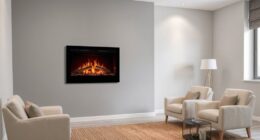 top 14 stylish electric fireplaces