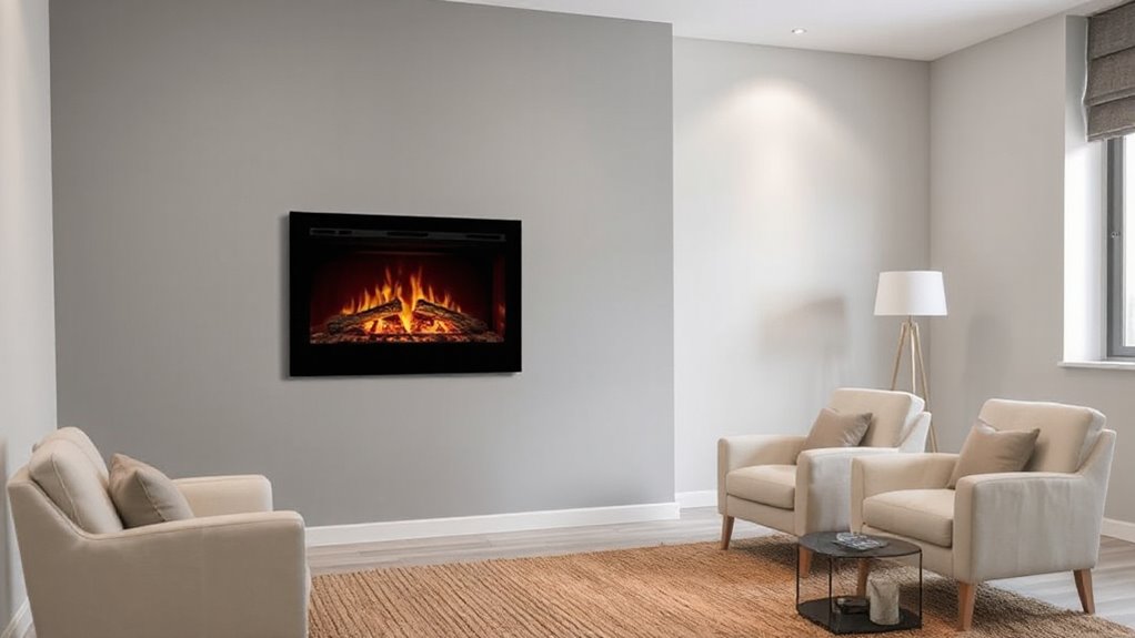 top 14 stylish electric fireplaces