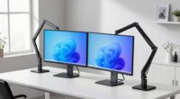 top dual monitor mounts