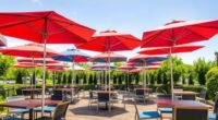 top durable commercial umbrellas
