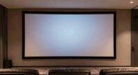 top fixed frame projection screens