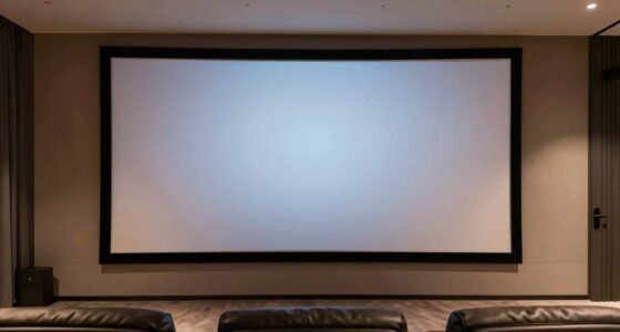 top fixed frame projection screens