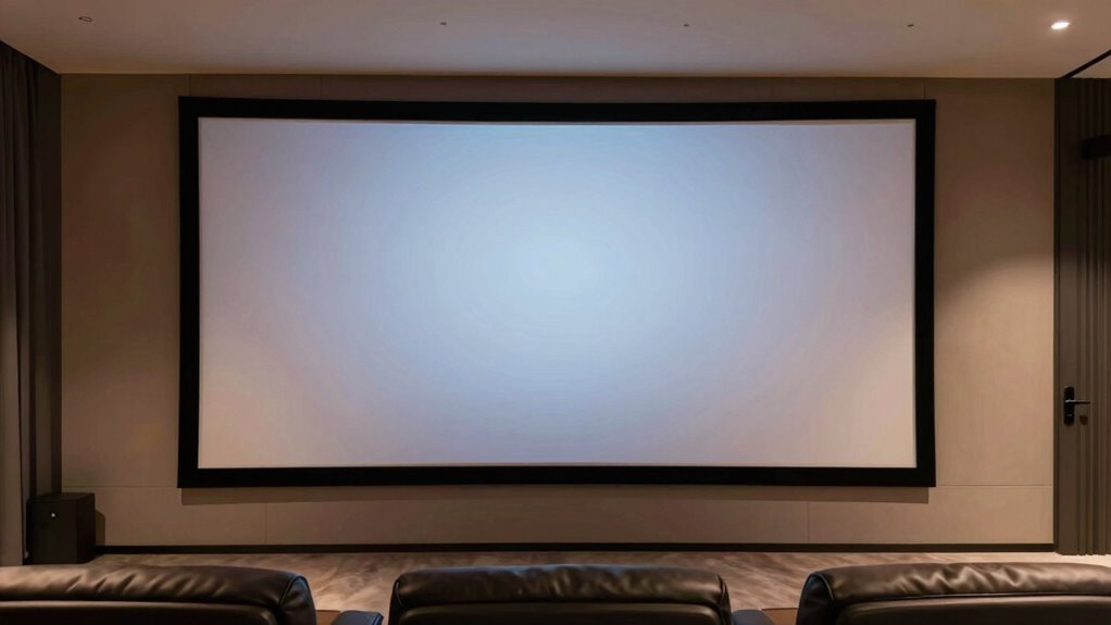 top fixed frame projection screens