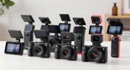 top flip screen vlogging cameras