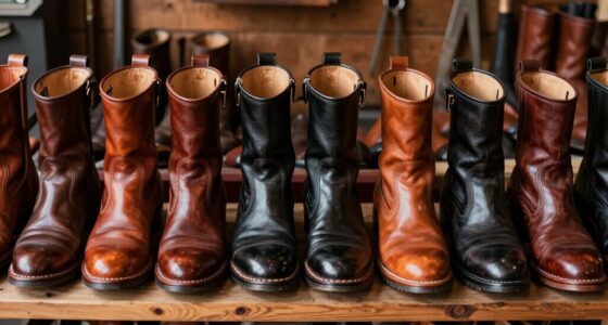 top luxury leather boot collection