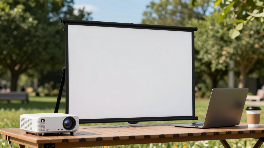 top portable projection screens