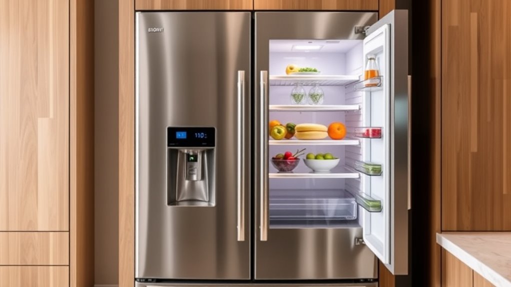 top stylish french door refrigerators