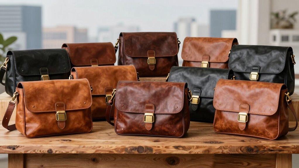 top travel leather messenger bags