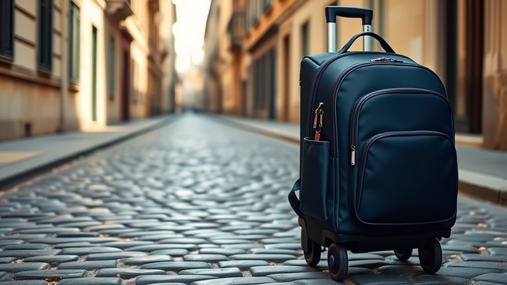 travel backpack size and features