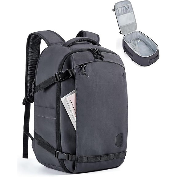 BAGSMART Blast Travel Backpack TSA Approved Charcoal