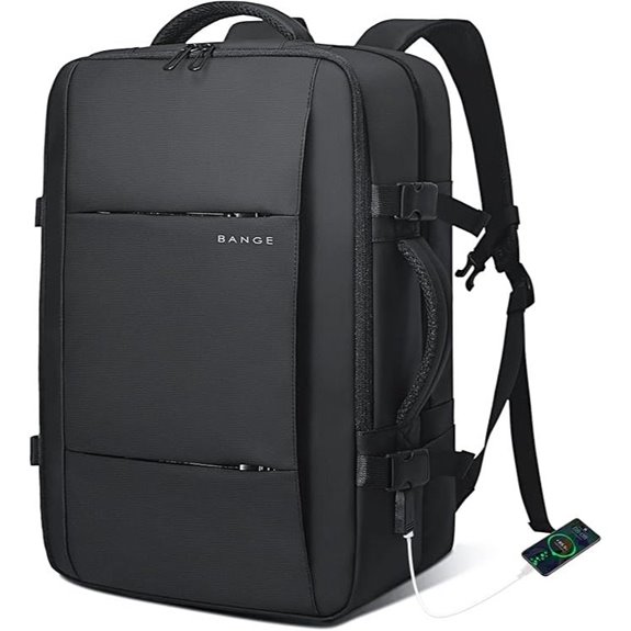 BANGE Flight Approved Travel Backpack with Laptop Compartment